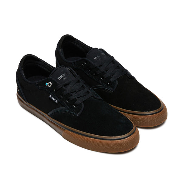 Emerica - Dickson Black/Gum Men Skate Shoes