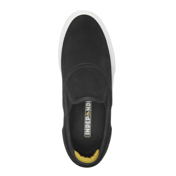 Emerica - Youth Wino G6 X Independent Collab Slip-On Black/White/Gold Kids Skate Shoes