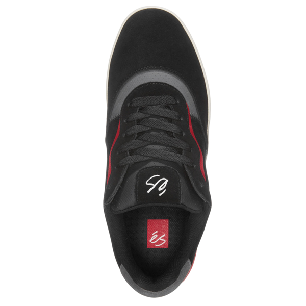 ES - Melange Black Noir Black/Red/White Skateboard Shoes