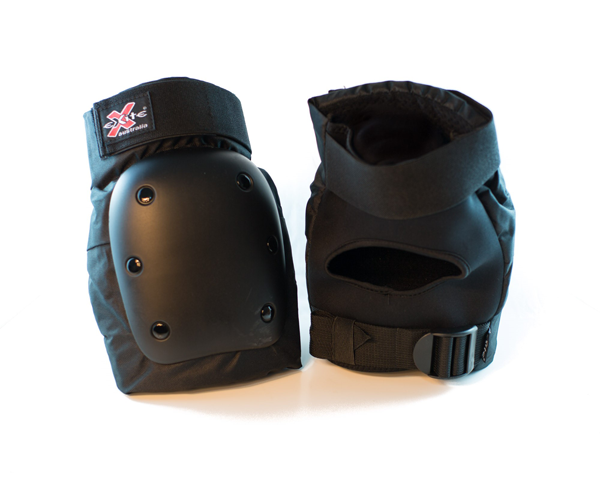 Exite Creature Pads - Premium Black 2 Pack Protective Gear Skate Pads