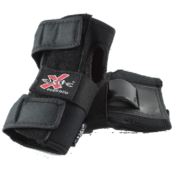 Exite - 50/50 Black Skate Wrist Guards Protective Gear