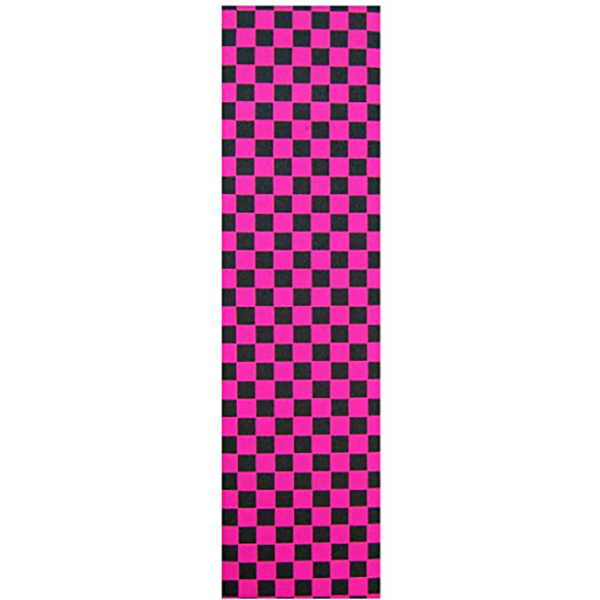Fruity - Black & Pink Checkers Skate Grip Tape Sheet