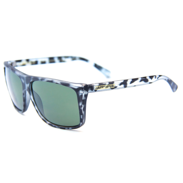 Happy Hour -  Casino Matte Black Tortoise Sunglasses
