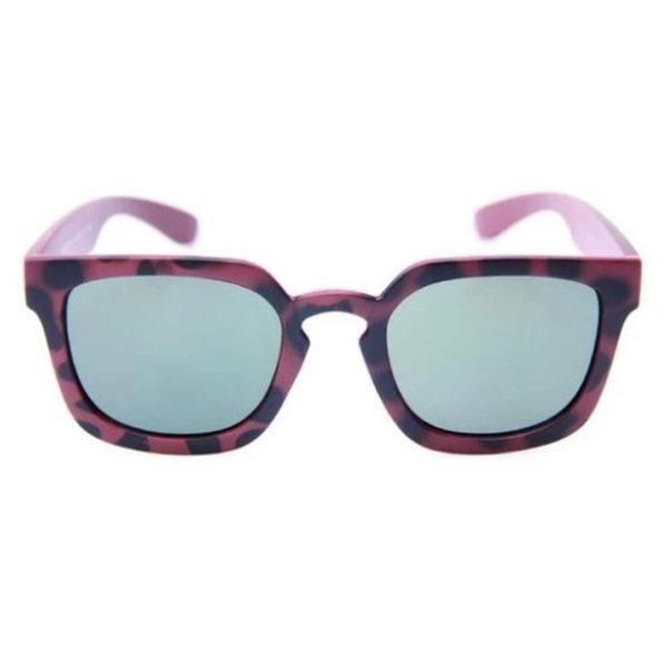 Happy Hour - Wolf Pup Frosted Burgundy G-15 Sunglasses