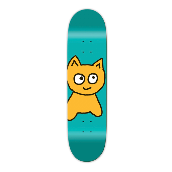 Meow Skateboards - Big Cat Teal 7.5" Skateboard
