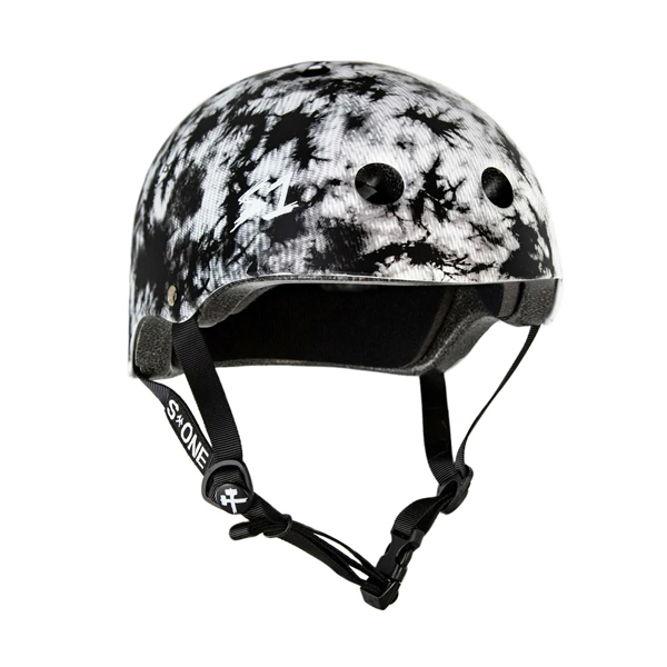 S-One - S1 Lifer Black/White Tie Dye Skate Helmet