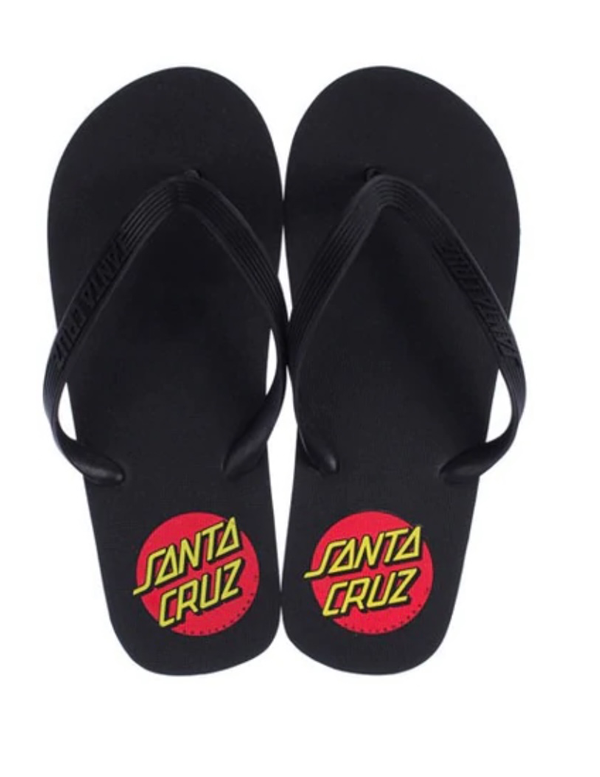 Santa Cruz - Classic Dot Black Thongs