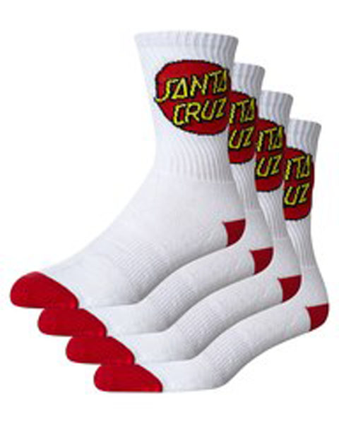 Santa cruz - Classic Dot Men 4 Pack OSFA Socks