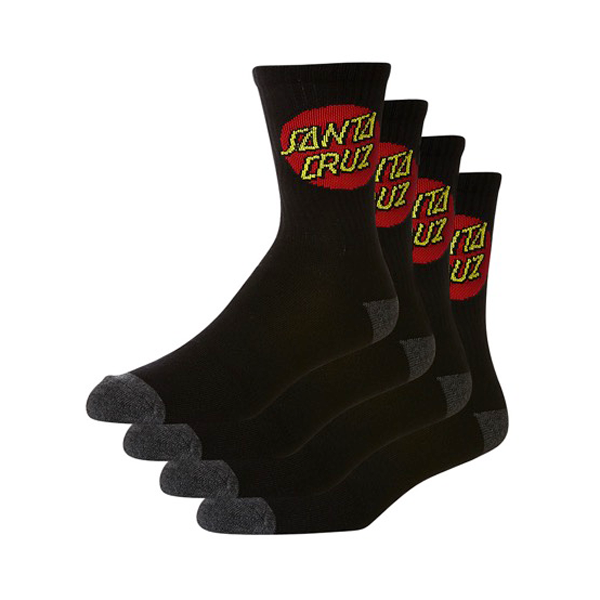 Santa cruz - Classic Dot Men 4 Pack OSFA Socks