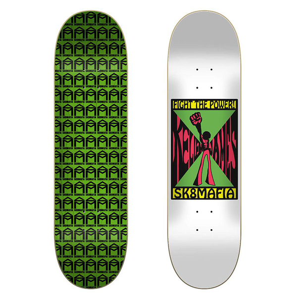 SK8MAFIA - Kellen James Fight The Power 8.25 Skateboard Deck