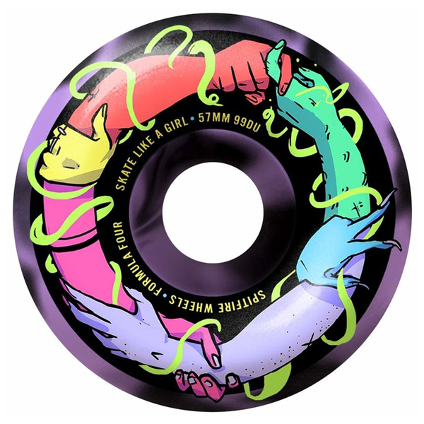 Spitfire - Friends of Skate Like a Girl Classic F4 99a 57mm skate Wheels