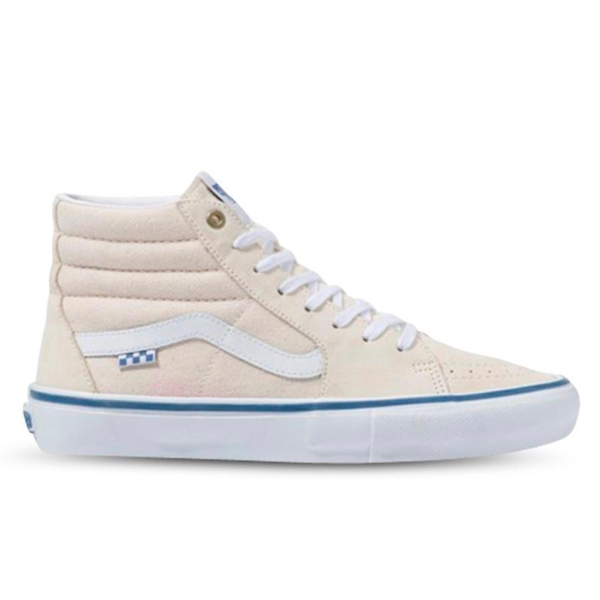 Vans - Skate Sk8-Hi Raw Suede/Canvas Classic White Men Skate Shoes