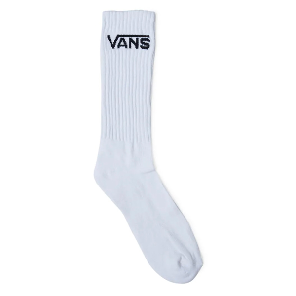 Vans - Classic Crew 3 Pack White Skate Socks