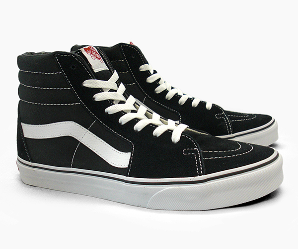 Vans Sk8-Hi Black/Black/White Shoes – Truckstop Sk8