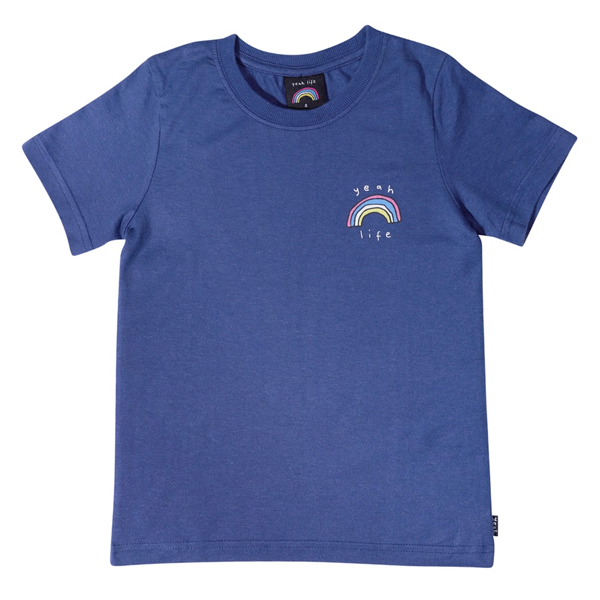 Yeah Life - Navy Kids Hemp Organic Cotton T-Shirt