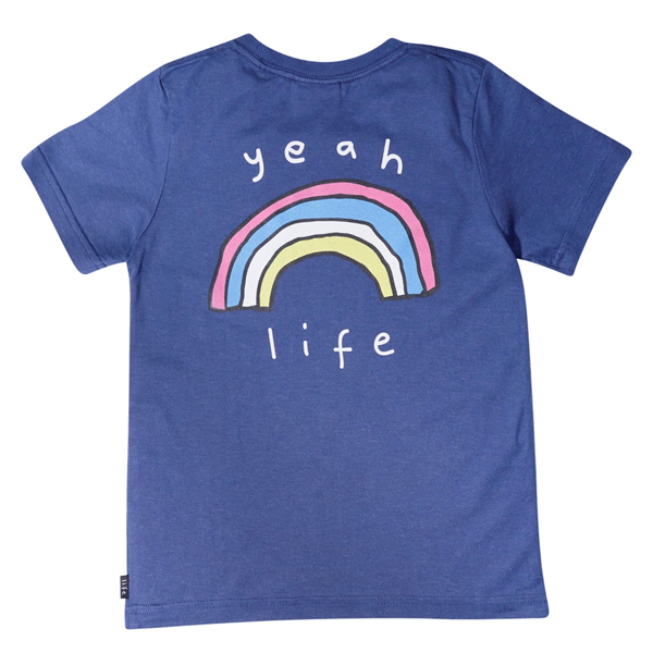 Yeah Life - Navy Kids Hemp Organic Cotton T-Shirt